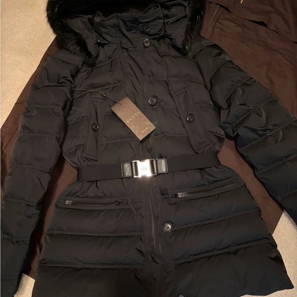 Gucci Elegant Black Quilted Jacket - Picture 2 of 4